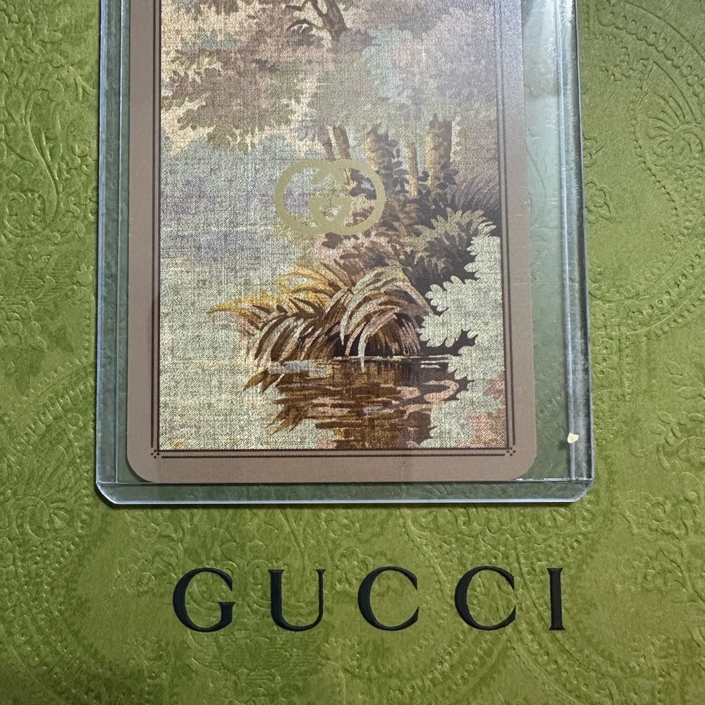 Gucci NWOT 50’ & 60’ Archives Reveal Collectible Playing Card - Ace of ♠️